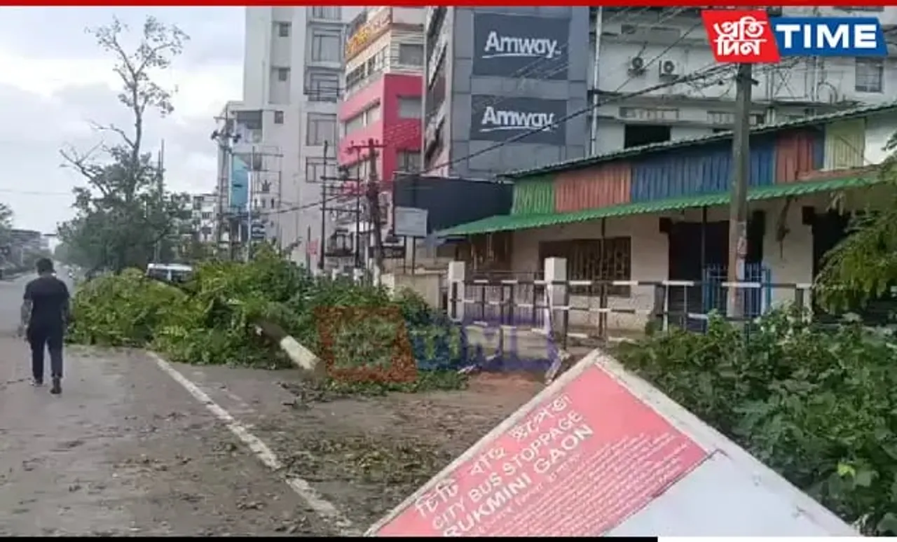 Rukminigaon Residents Resent Felling Of Trees For Flyover